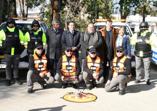Los Andes refuerza la seguridad al contar con nueva camioneta y dron para el patrullaje