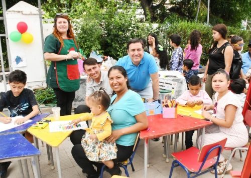 En Los Andes se realizó celebración navideña para niños migrantes